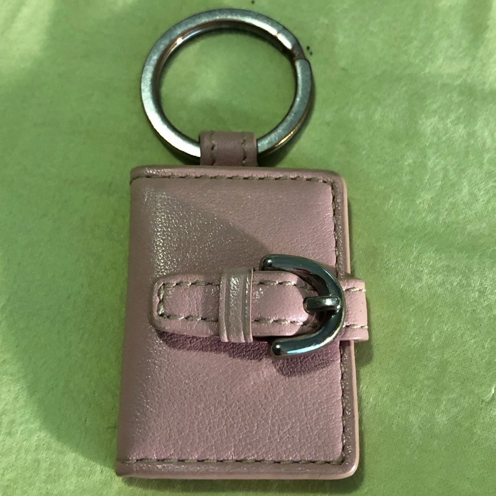 Coach photo keychain